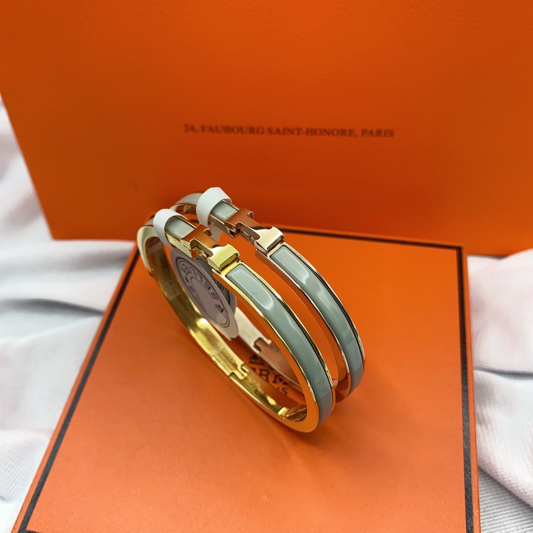 [Regal Jewels]CLASSIC HM CLIC GREEN 8MM ENAMEL BRACELET