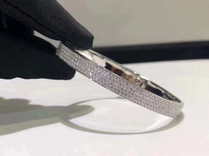 [Regal Jewels]HM KELLY BRACELET IN SILVER AND FULL PAVE DIAMOND