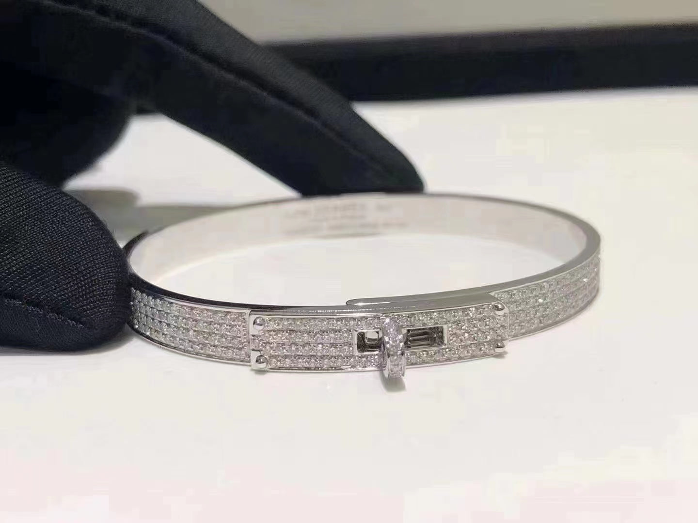 [Regal Jewels]HM KELLY BRACELET IN SILVER AND FULL PAVE DIAMOND