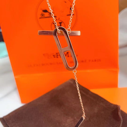 [Regal Jewels]HM NECKLACE PLATINUM ROSE GOLD DIAMOND