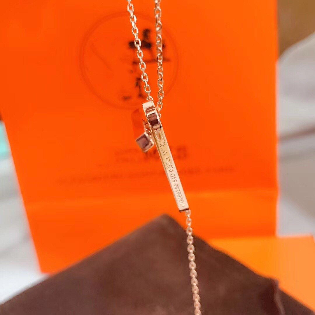 [Regal Jewels]HM NECKLACE PLATINUM ROSE GOLD DIAMOND