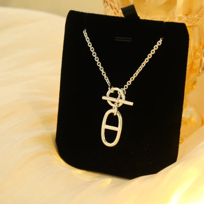 [Regal Jewels]HM CHAINE D'ANCRE PENDANT NECKLACE STERLING SILVER