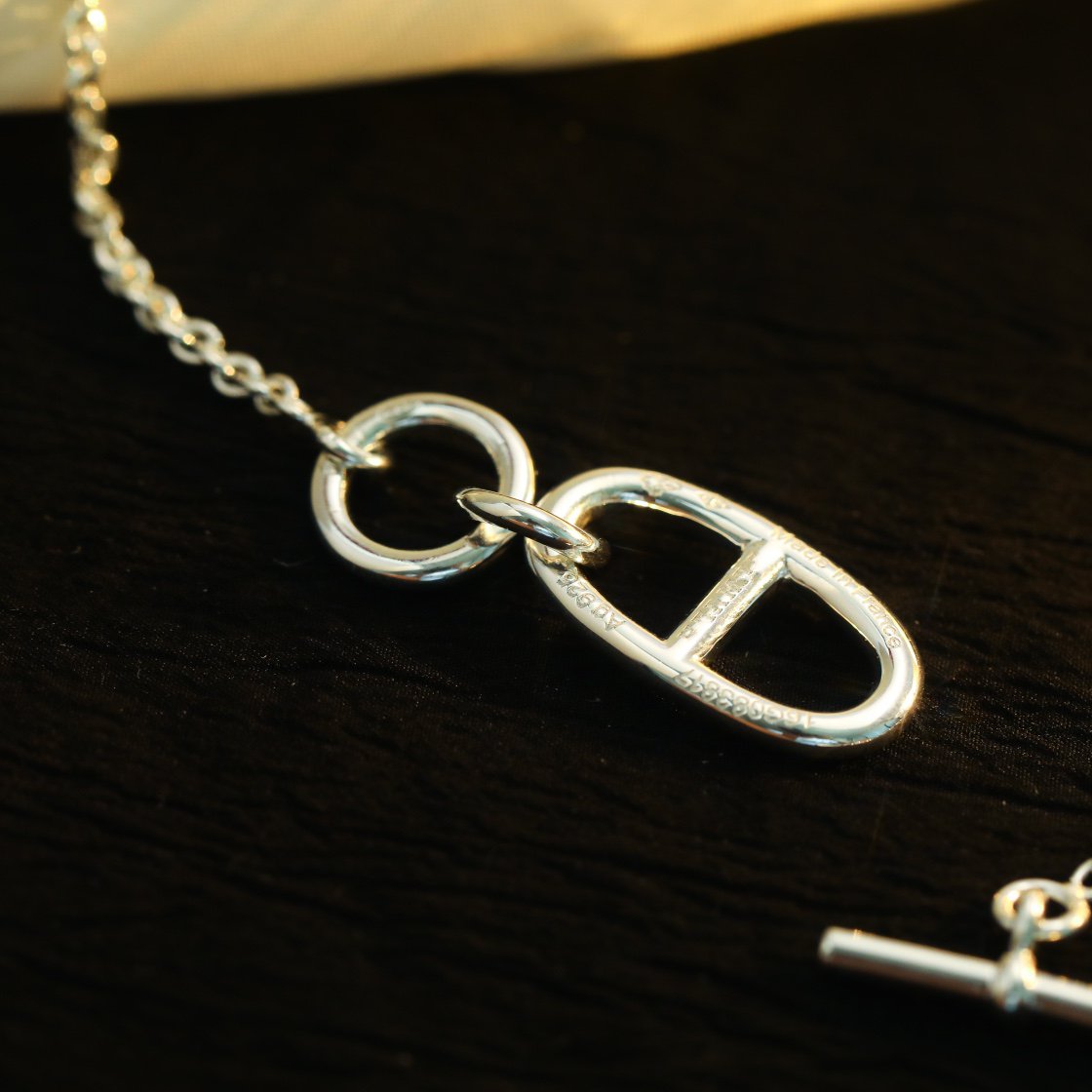 [Regal Jewels]HM CHAINE D'ANCRE PENDANT NECKLACE STERLING SILVER