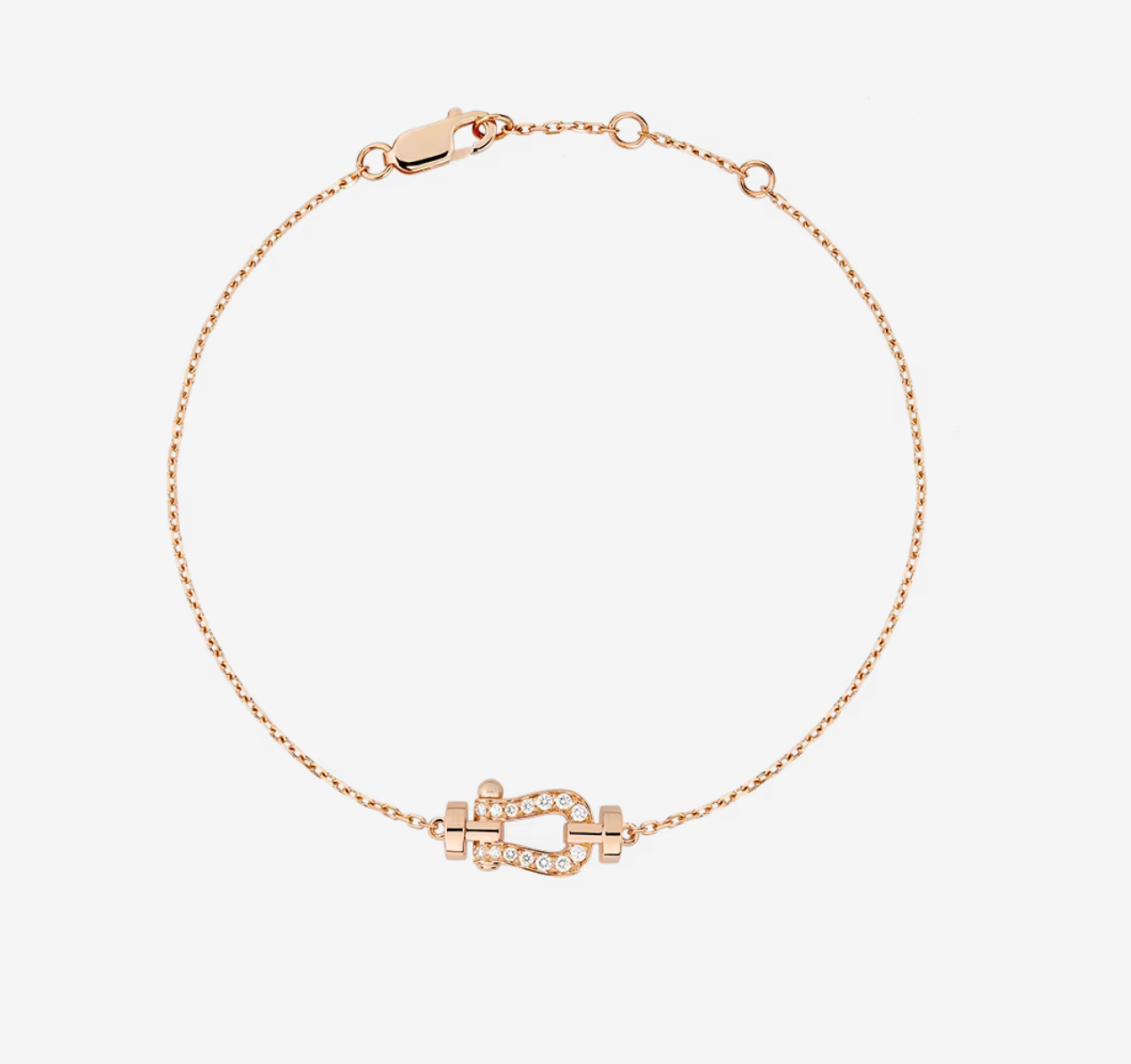 [Regal Jewels]FORCE 10 FULL DIAMOND BUCKLE CHAIN LINK MINI MODEL