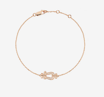 [Regal Jewels]FORCE 10 FULL DIAMOND BUCKLE CHAIN LINK MINI MODEL