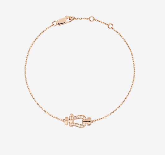 [Regal Jewels]FORCE 10 FULL DIAMOND BUCKLE CHAIN LINK MINI MODEL