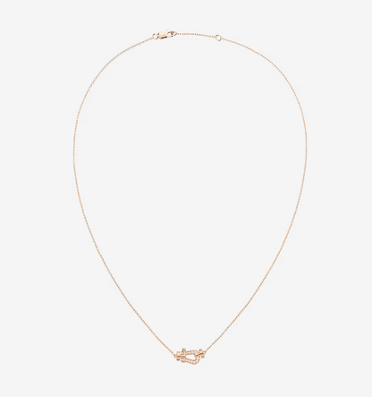 [Regal Jewels]FORCE 10 DIAMOND PINK GOLD NECKLACE MINI MODEL