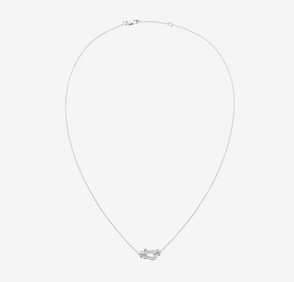 [Regal Jewels]FORCE 10 DIAMOND SILVER NECKLACE MINI MODEL