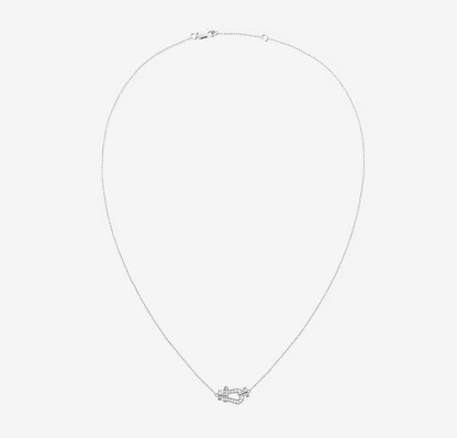[Regal Jewels]FORCE 10 DIAMOND SILVER NECKLACE MINI MODEL