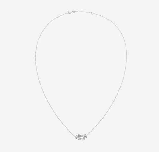 [Regal Jewels]FORCE 10 DIAMOND SILVER NECKLACE MINI MODEL