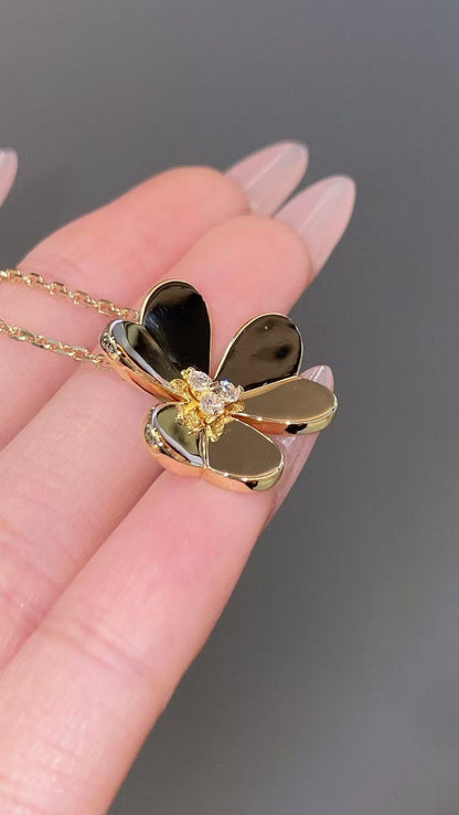 [Regal Jewels]FRIVOLE GOLD FLOWER NECKLACE2