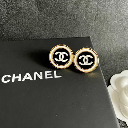 [Regal Jewels]Classic Double C Stud Earrings