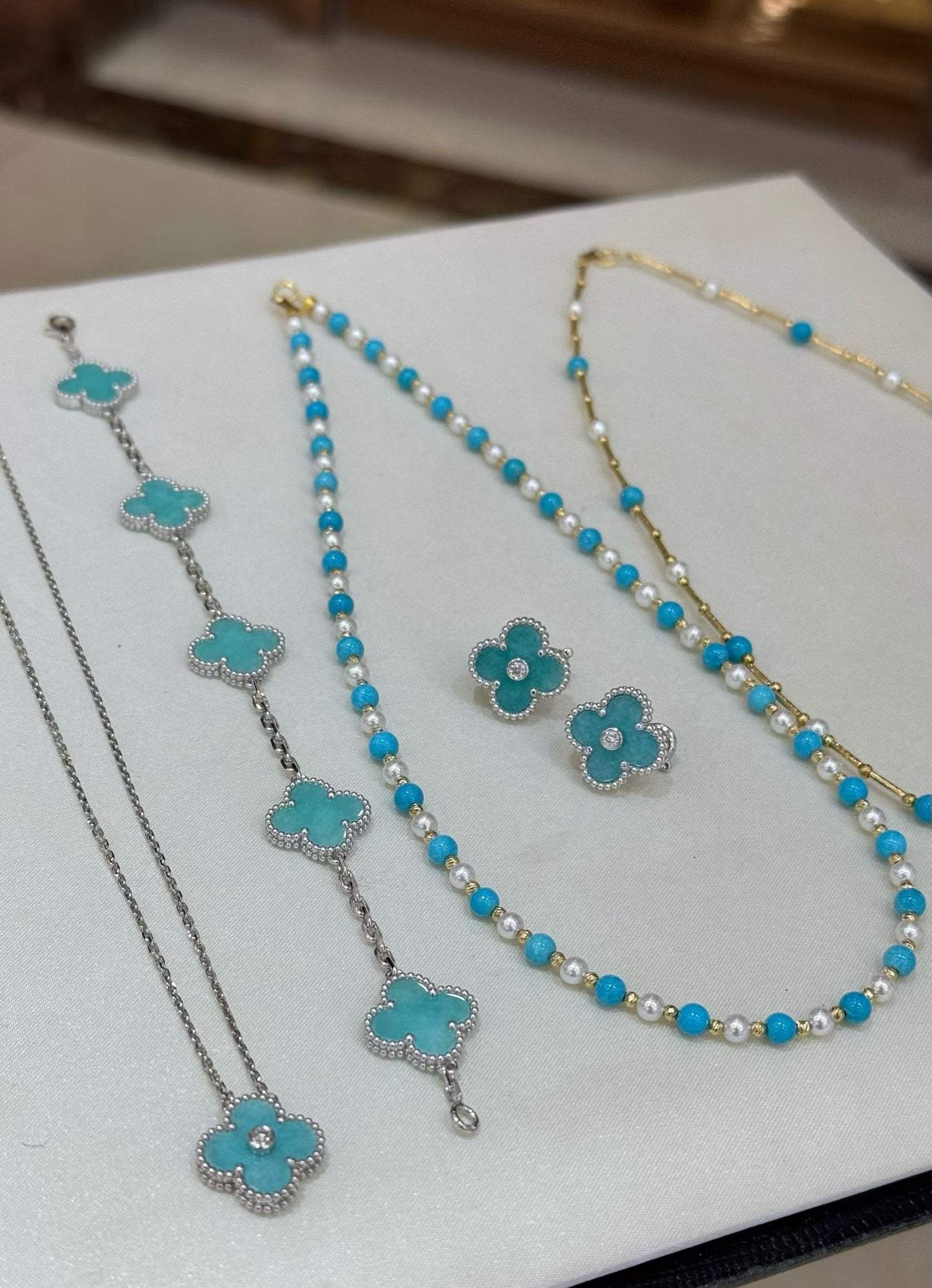 [Regal Jewels]Baby Blue Braided Bracelet