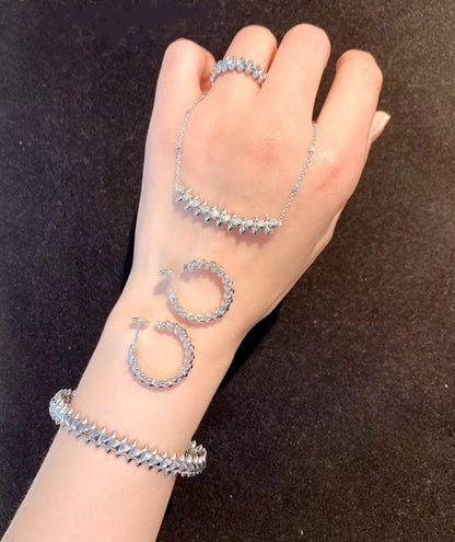 [Regal Jewels]CLASH SILVER BRACELET