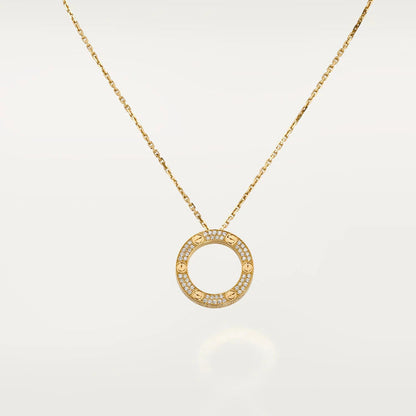 [Regal Jewels]LOVE NECKLACE ADJUSTABLE ROSE GOLD