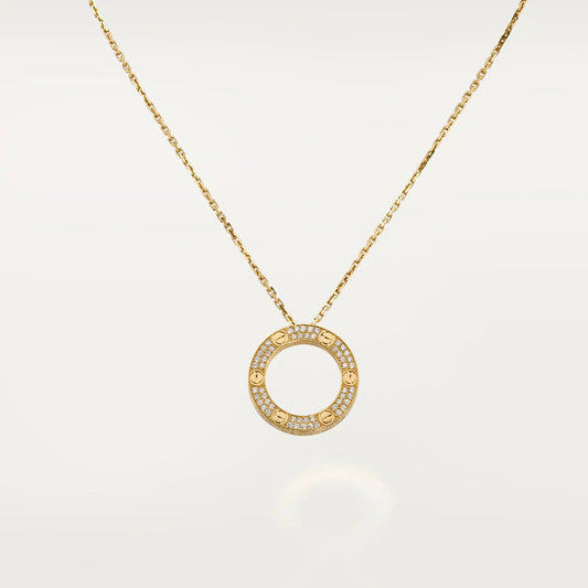 [Regal Jewels]LOVE NECKLACE ADJUSTABLE ROSE GOLD