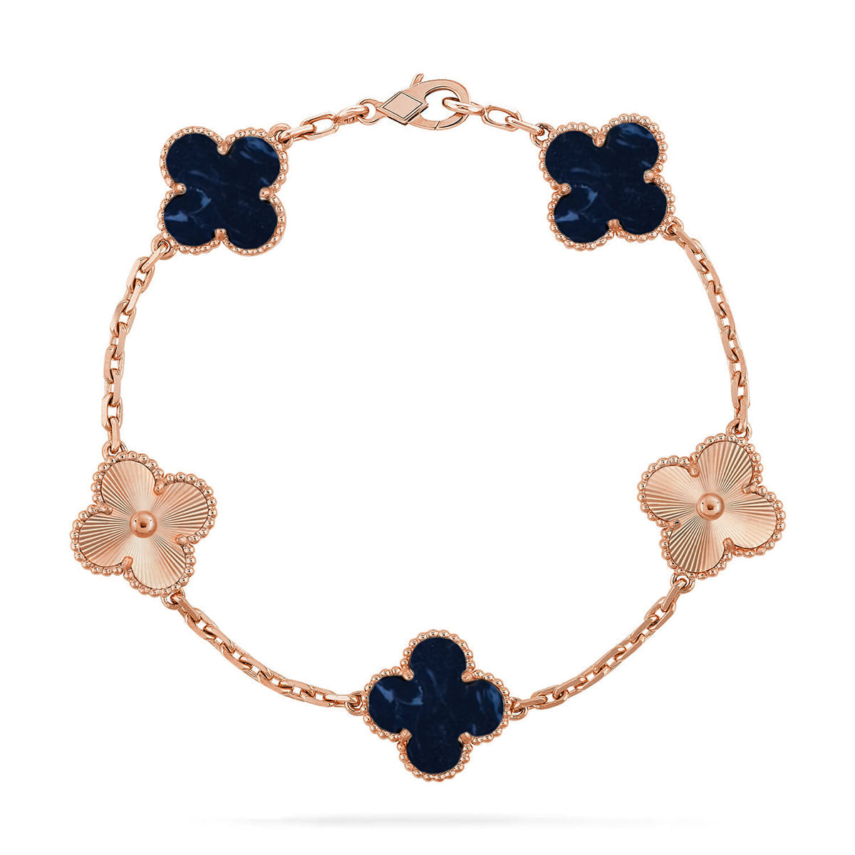 [Regal Jewels]CLOVER 5 MOTIF PIETERSITE BRACELET COLLECTION