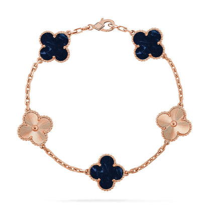 [Regal Jewels]CLOVER 5 MOTIF PIETERSITE BRACELET COLLECTION