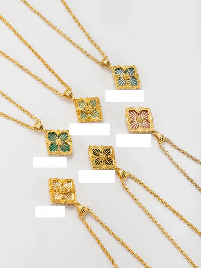 [Regal Jewels] B.C.L SMALL SIZE ENAMEL NECKLACE£¨Various colors)
