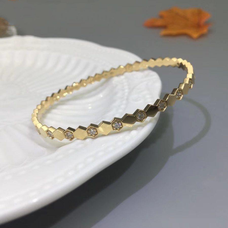 [Regal Jewels]BEE LOVE GOLD DIAMOND BRACELET
