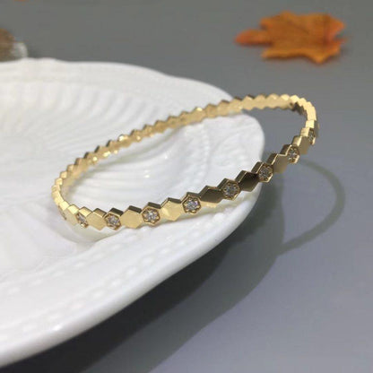 [Regal Jewels]BEE LOVE GOLD DIAMOND BRACELET