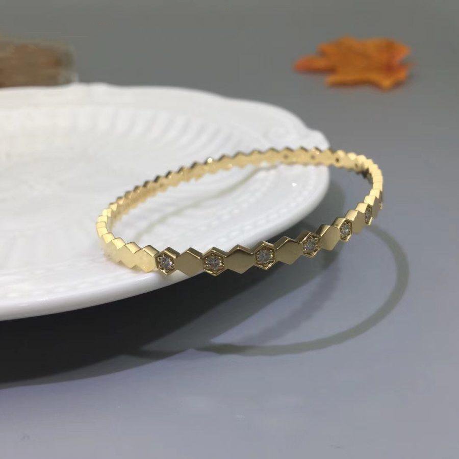 [Regal Jewels]BEE LOVE GOLD DIAMOND BRACELET