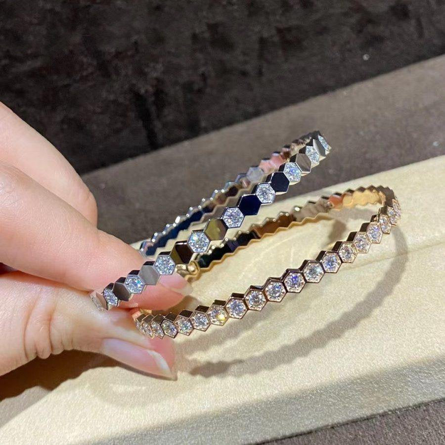 [Regal Jewels]BEE LOVE GOLD BRACELET FULL DIAMOND