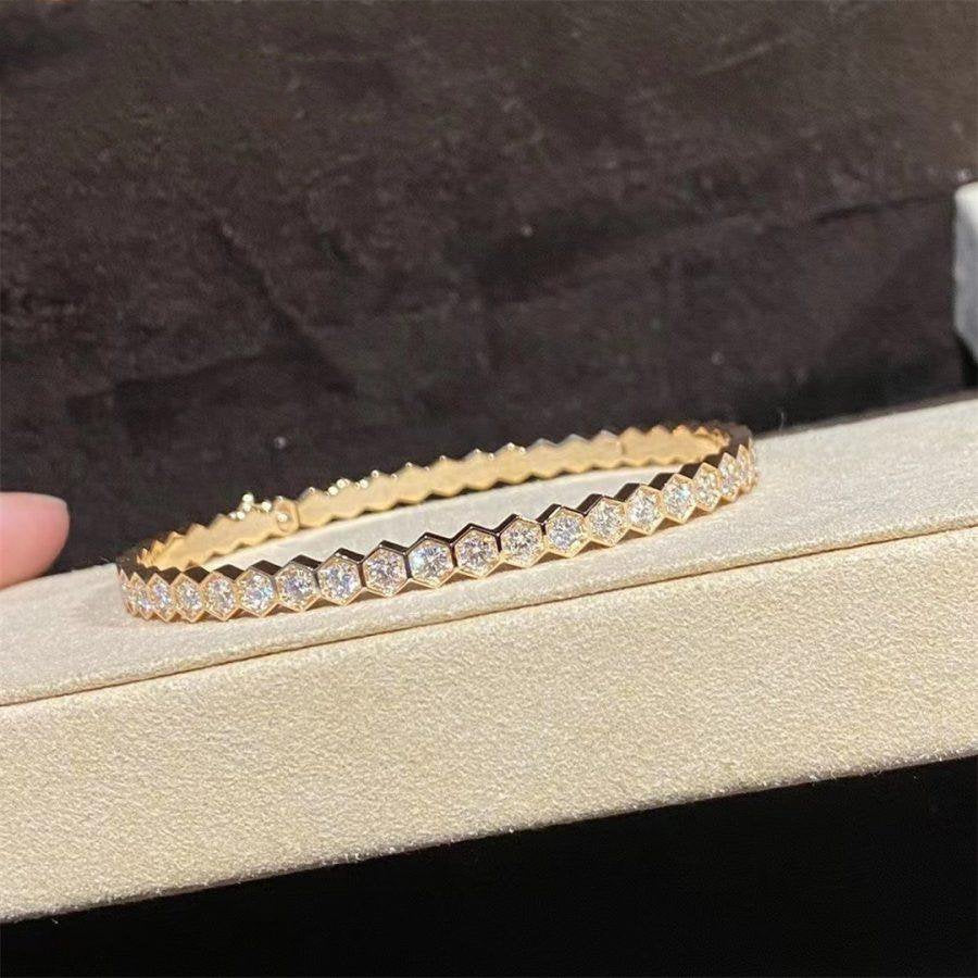 [Regal Jewels]BEE LOVE GOLD BRACELET FULL DIAMOND
