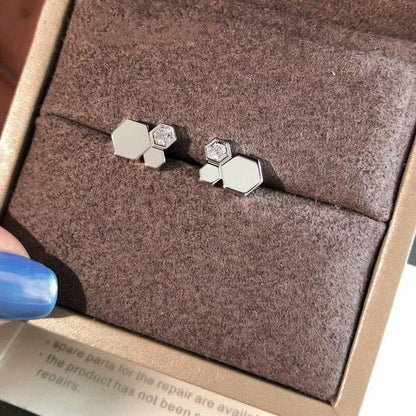 [Regal Jewels]BEE LOVE SILVER DIAMOND EARRINGS