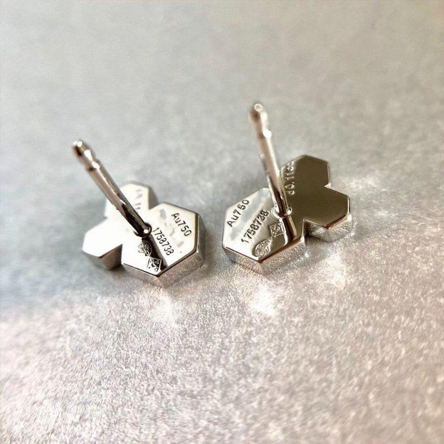 [Regal Jewels]BEE LOVE SILVER DIAMOND EARRINGS