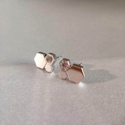 [Regal Jewels]BEE LOVE SILVER DIAMOND EARRINGS
