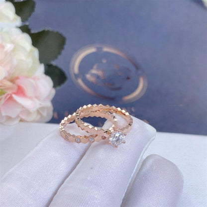 [Regal Jewels]BEE LOVE RING PINK GOLD DIAMOND