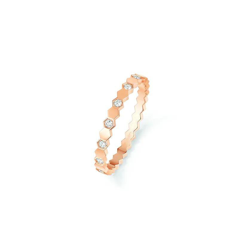 [Regal Jewels]BEE LOVE RING PINK GOLD DIAMOND