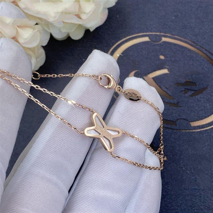 [Regal Jewels]JEUX BRACELET WHITE MOP PINK GOLD 1 DIAMOND