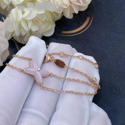 [Regal Jewels]JEUX BRACELET PINK MOP PINK GOLD 1 DIAMOND