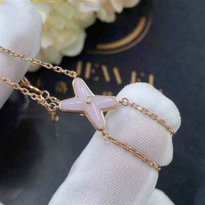 [Regal Jewels]JEUX BRACELET PINK MOP PINK GOLD 1 DIAMOND