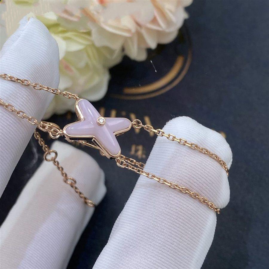 [Regal Jewels]JEUX BRACELET PINK MOP PINK GOLD 1 DIAMOND