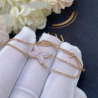 [Regal Jewels]JEUX BRACELET PINK MOP PINK GOLD 1 DIAMOND