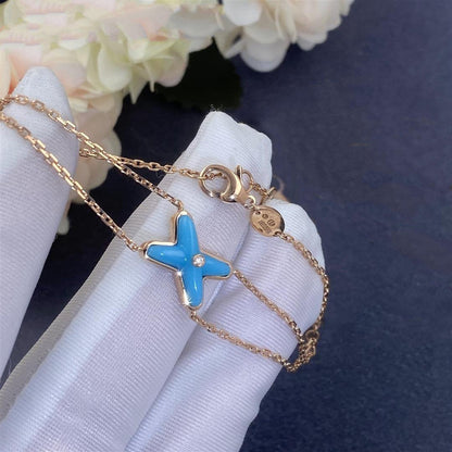 [Regal Jewels]JEUX BRACELET TURQUOISE PINK GOLD 1 DIAMOND