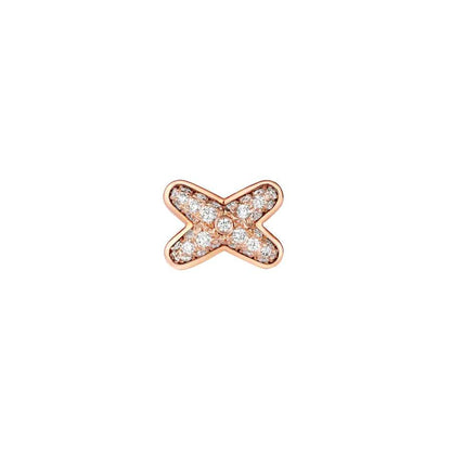 [Regal Jewels]JEUX DE PINK GOLD DIAMOND EARRINGS