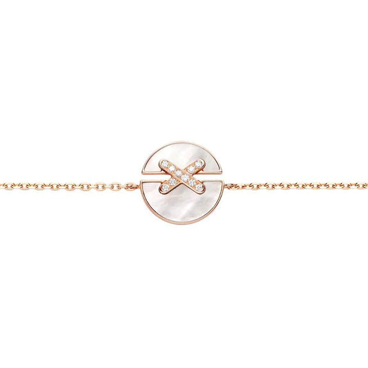 [Regal Jewels]JEUX DE BRACELET MOP PINK GOLD DIAMONDS