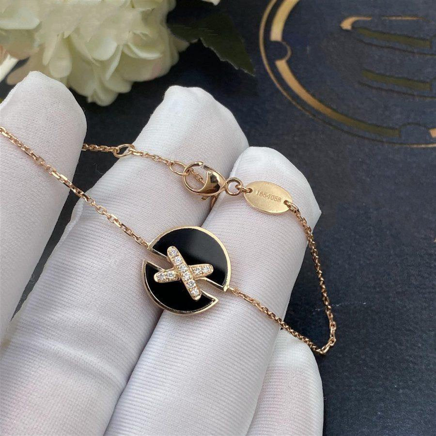 [Regal Jewels]JEUX DE BRACELET ONYX PINK GOLD DIAMOND