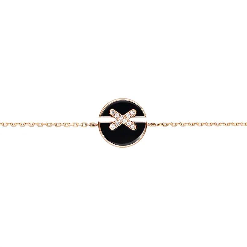 [Regal Jewels]JEUX DE BRACELET ONYX PINK GOLD DIAMOND