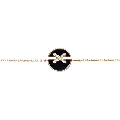 [Regal Jewels]JEUX DE BRACELET ONYX PINK GOLD DIAMOND