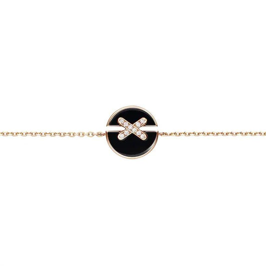 [Regal Jewels]JEUX DE BRACELET ONYX PINK GOLD DIAMOND