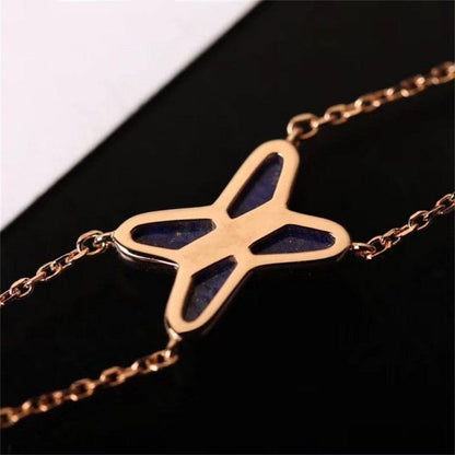 [Regal Jewels]Hollow Design Four-Leaf Clover Flower Shape Ring