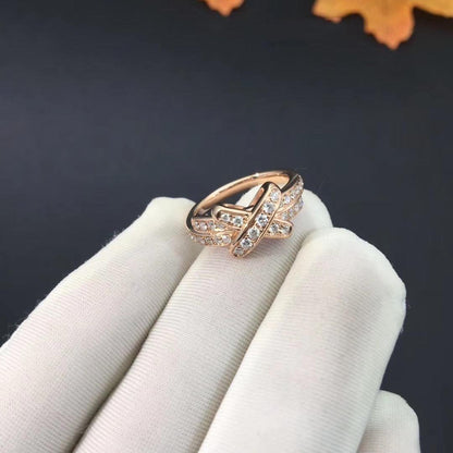 [Regal Jewels]JEUX DE RING PINK GOLD DIAMOND