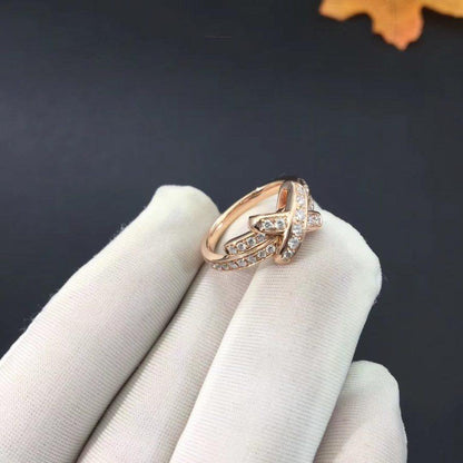 [Regal Jewels]JEUX DE RING PINK GOLD DIAMOND
