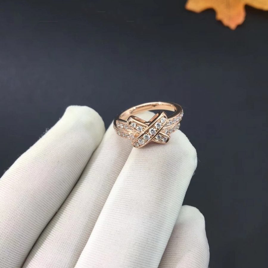 [Regal Jewels]JEUX DE RING PINK GOLD DIAMOND