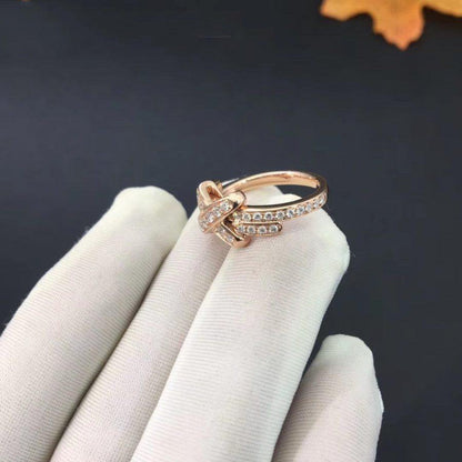 [Regal Jewels]JEUX DE RING PINK GOLD DIAMOND